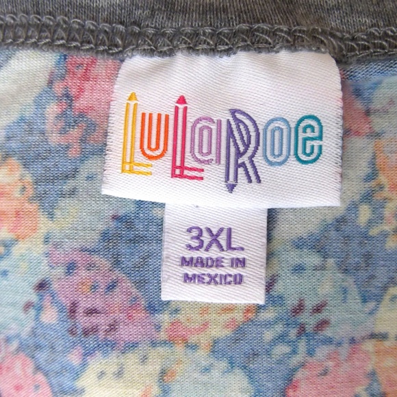 LulaRoe Colorful Randy Top  Size 3XL - Picture 7 of 7